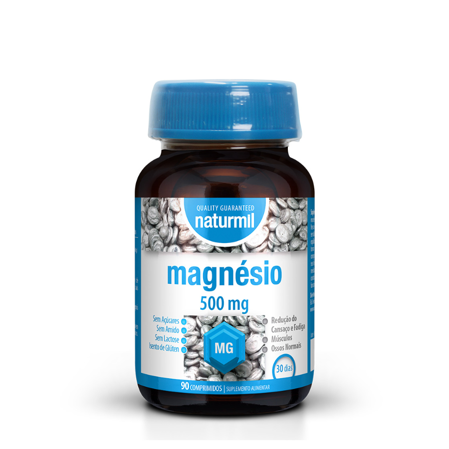 Naturmil Magnésio 500mg Comprimidos x90