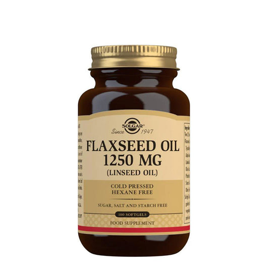 Solgar Flaxseed Oil 1250mg Cápsulas x100