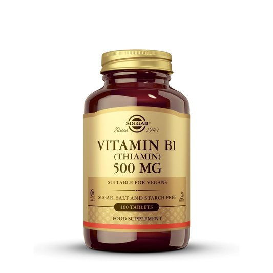 Comprimidos de vitamina B1 de Solgar 500 mg x100