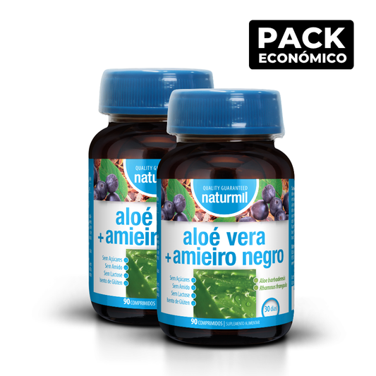 Naturmil Aloe Vera + Amieiro Negro Comprimidos 2x90