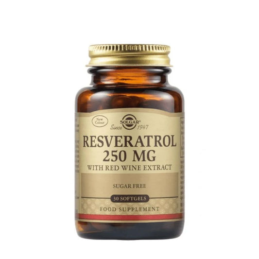 Solgar Resvératrol 250 mg Gélules x30
