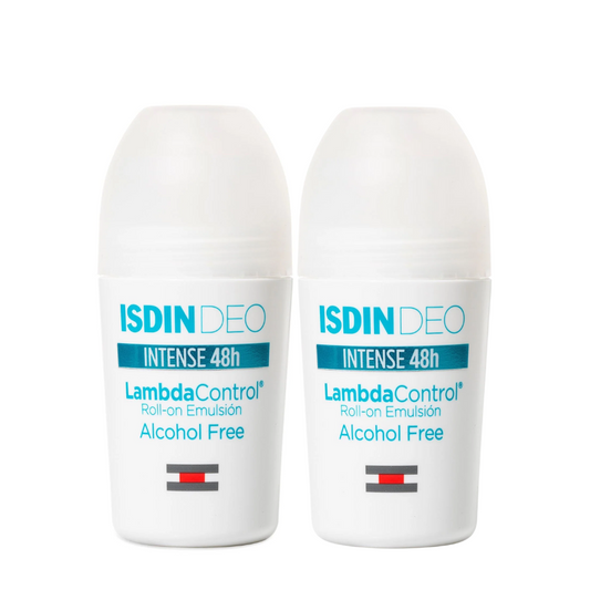 Isdin LambdaControl sem Álcool Desodorizante Roll-On 2x50ml