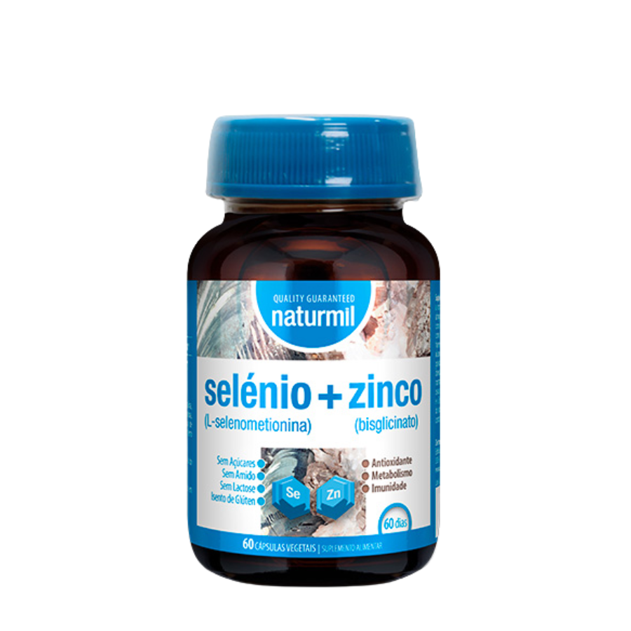 Naturmil Selénio + Zinco Cápsulas x60