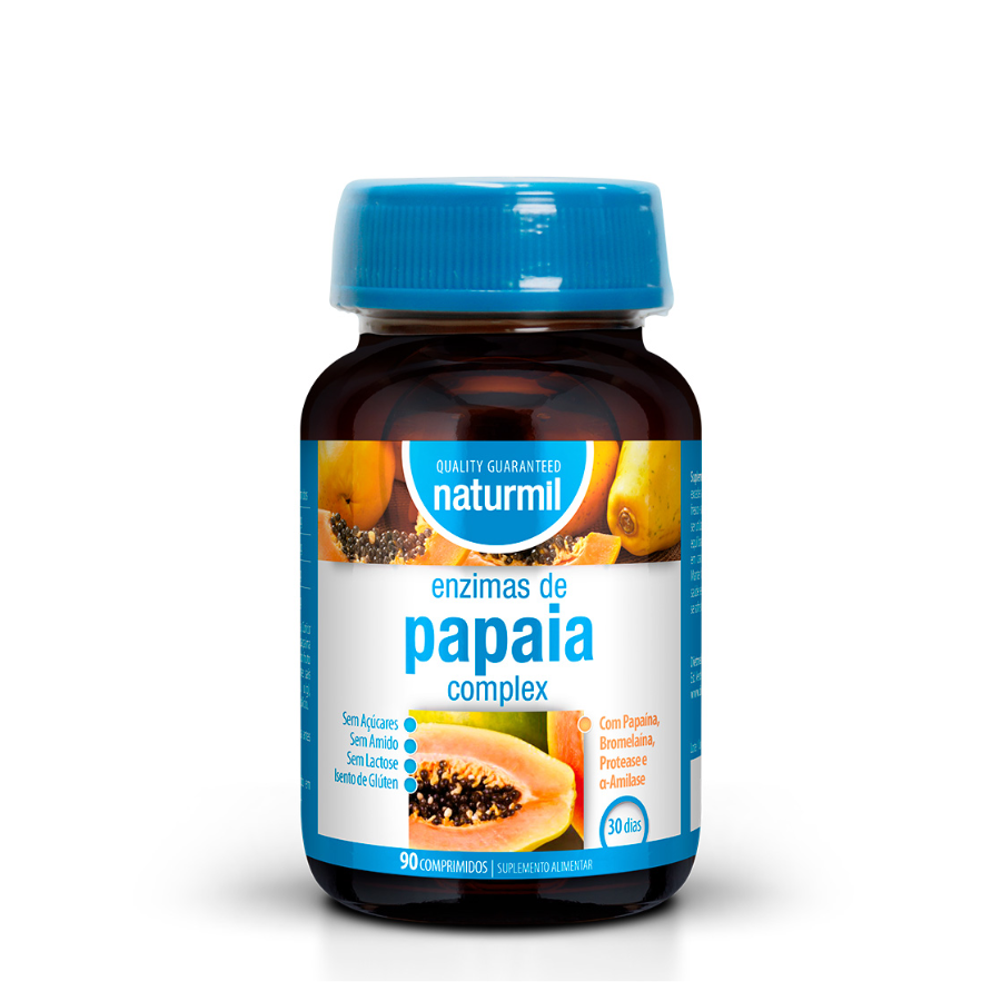 Naturmil Enzimas de Papaia Complex Comprimidos x90