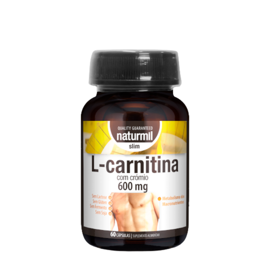 Naturmil Slim L-Carnitina Forte 600mg Cápsulas x60