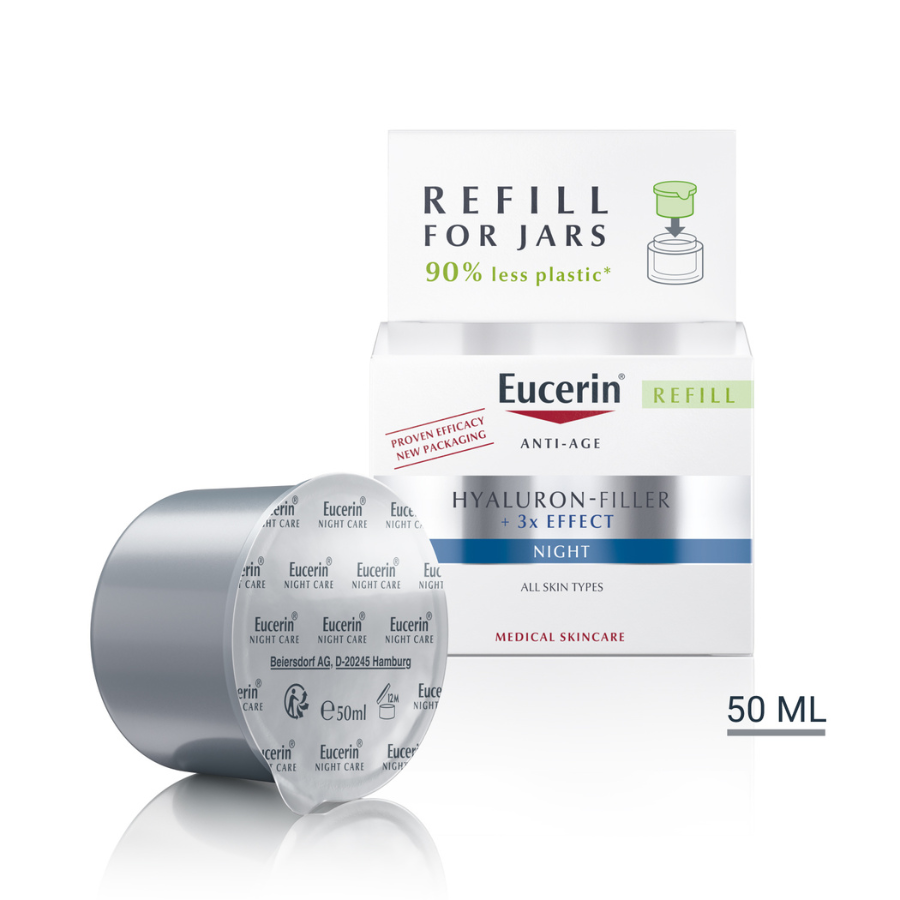 Eucerin Hyaluron-Filler 3x Effect Night Cream Refill 50ml