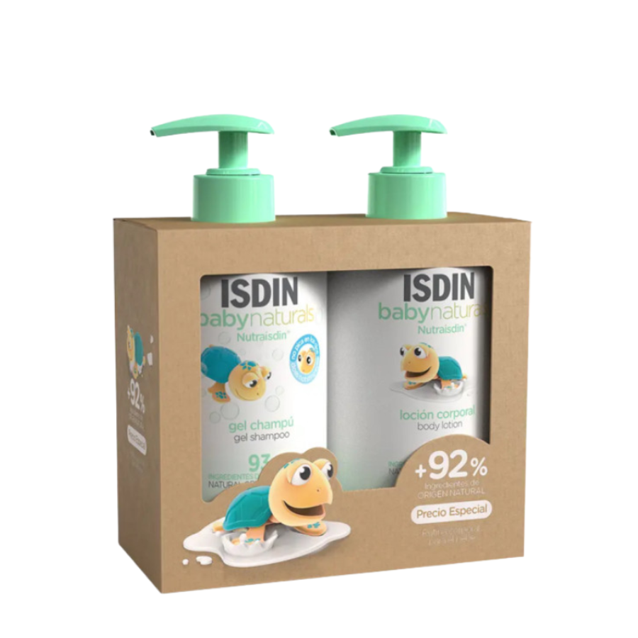 Isdin Babynaturals Gel-Shampoo + Loção Hidratante