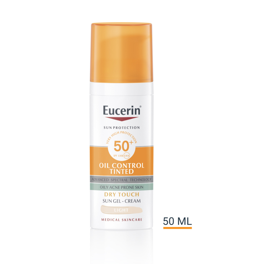 Eucerin Sun Oil Control Toque Seco Tom Claro SPF50+ 50ml