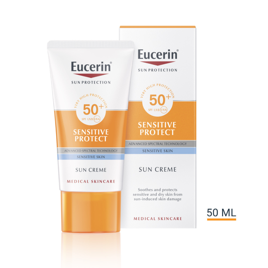 Eucerin Sun Crema Protectora Sensible SPF50+ 50ml