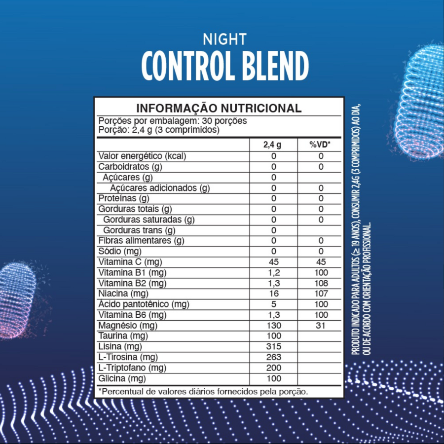 Super Nutrition Night Control Blend Comprimidos x90