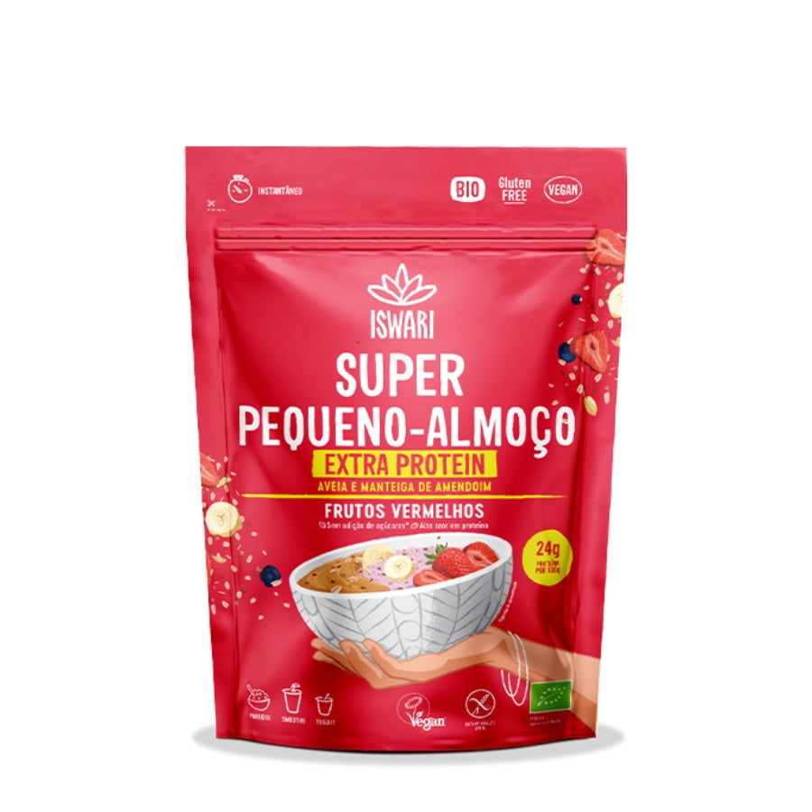Iswari Super Pequeno Almoço Extra Protein Frutos Vermelhos 250g