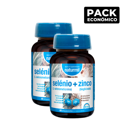 Naturmil Selenio + Zinc Cápsulas 2x60