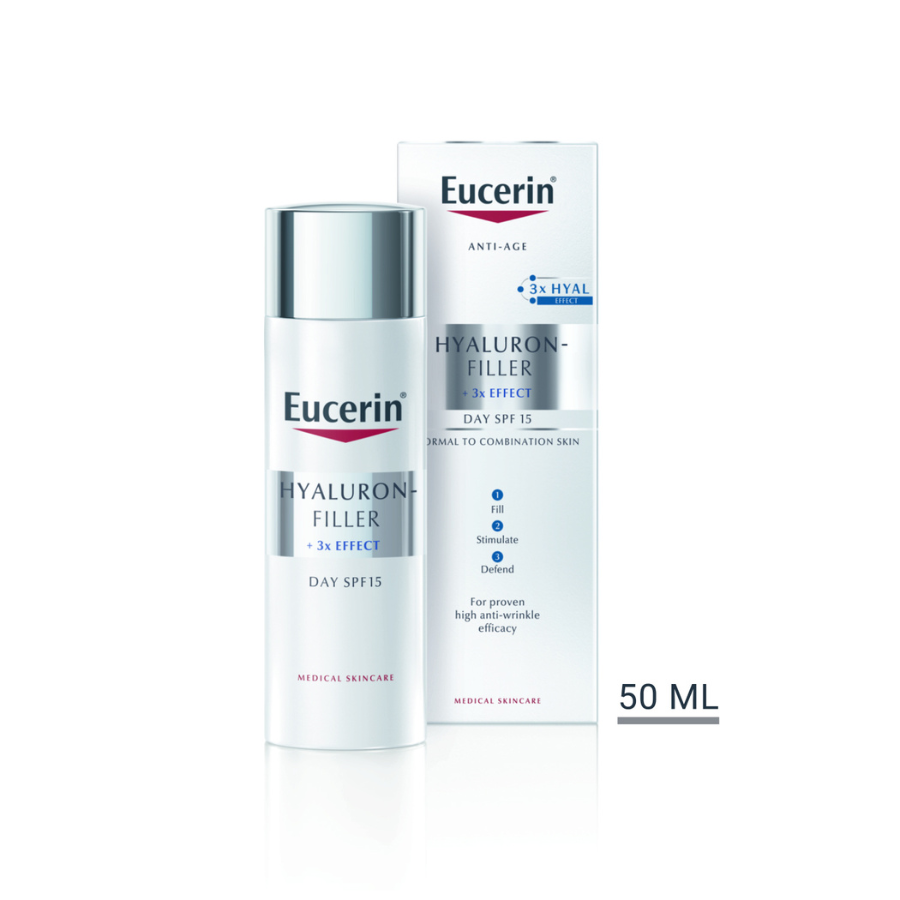 Eucerin Hyaluron-Filler 3x Effect Day Cream PNM SPF15 50ml