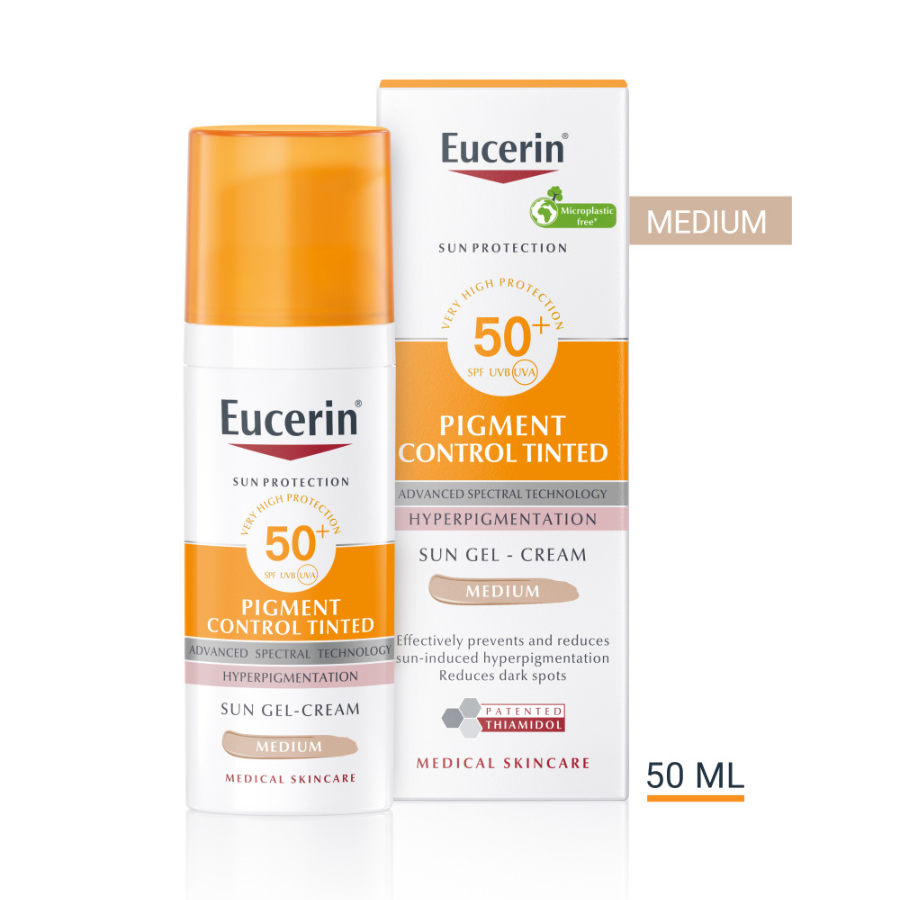 Eucerin Sun Pigment Control Tinted Tom Medium SPF50+ 50ml