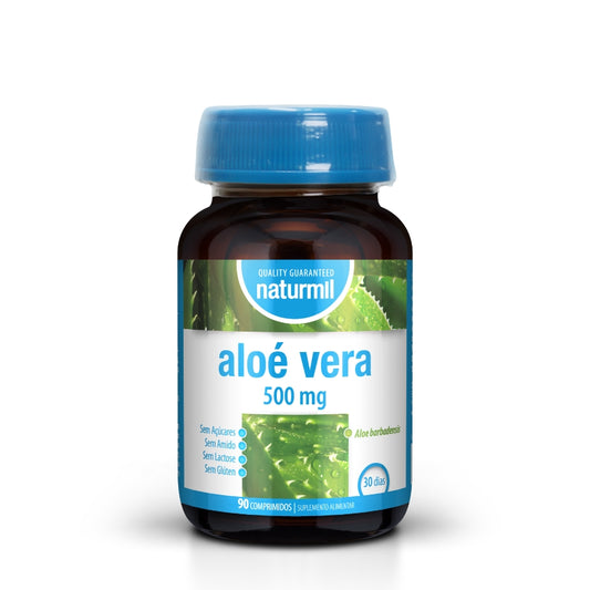 Naturmil Aloé Vera 500mg Comprimidos x90
