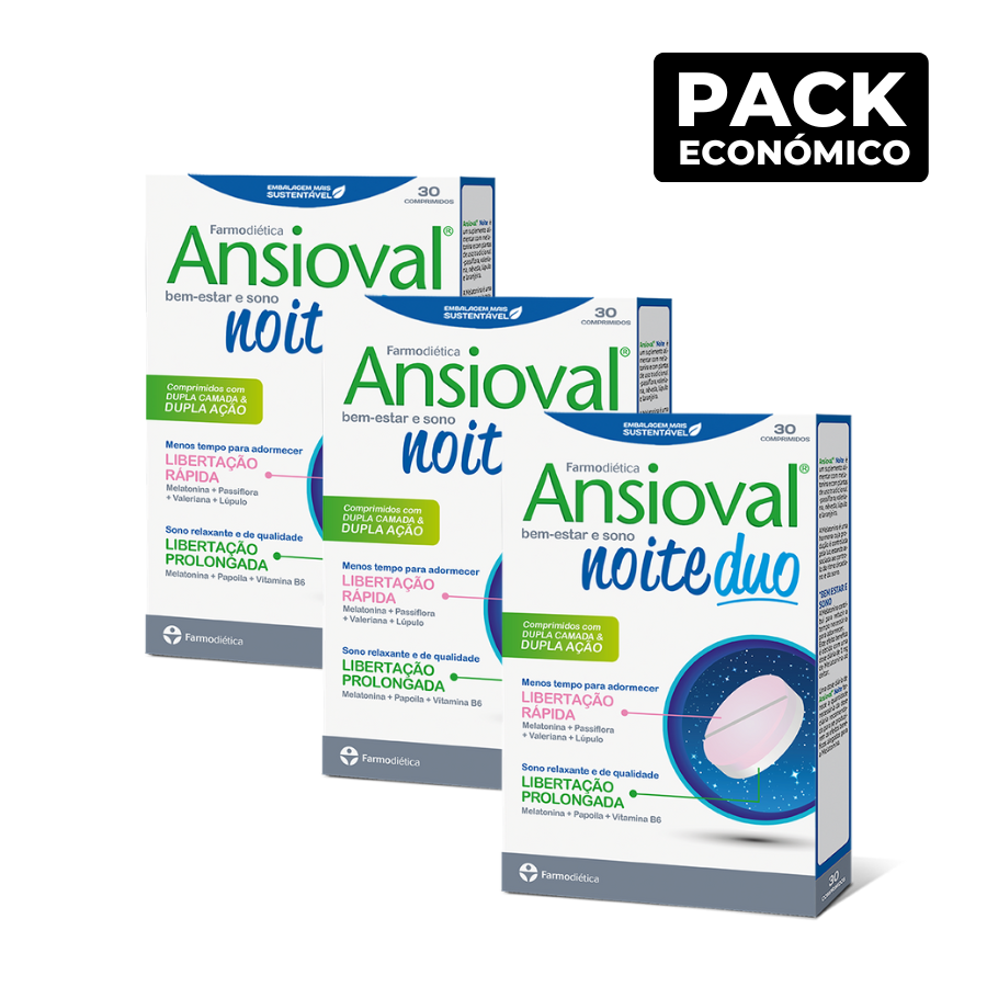 Ansioval Noite Duo Comprimidos 3x30