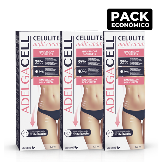 Adelgacell Celulite Night Cream 3x300ml