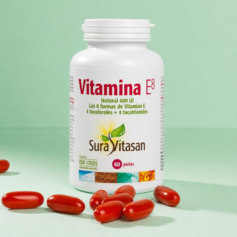 Sura Vitasan Vitamina E8 400UI Cápsulas x60