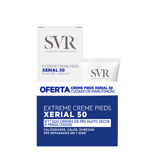 SVR Xerial 50 Extreme Foot Cream + Xerial 30 Gel-Cream 75ml