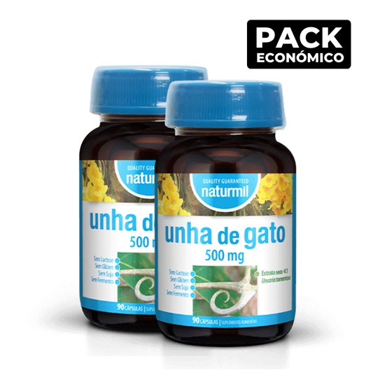 Naturmil Uña de Gato 500mg Cápsulas 2x90