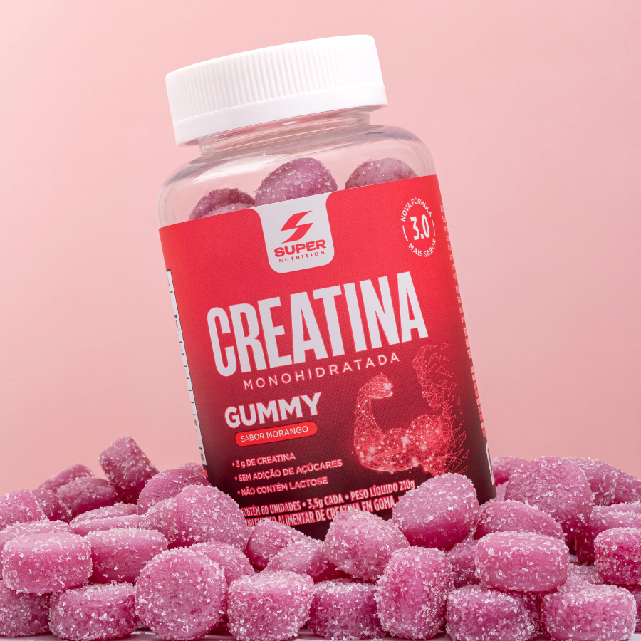 Super Nutrition Gummy Creatine Strawberry Gummies x60