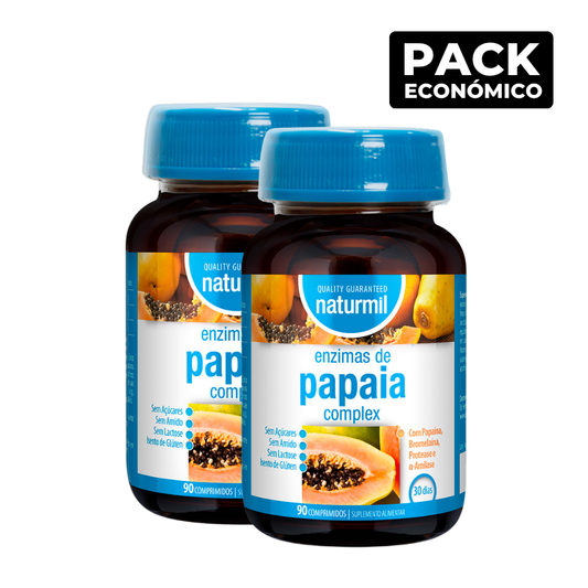Naturmil Enzimas de Papaya Complex Comprimidos 2x90