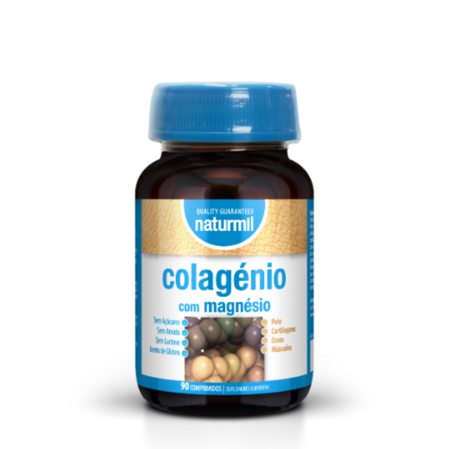 Tabletas de colágeno Naturmil con magnesio x90