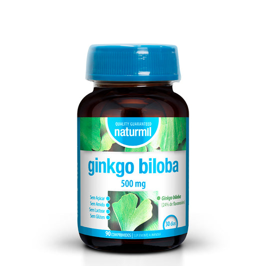 Naturmil Ginkgo Biloba 500mg Comprimidos x90