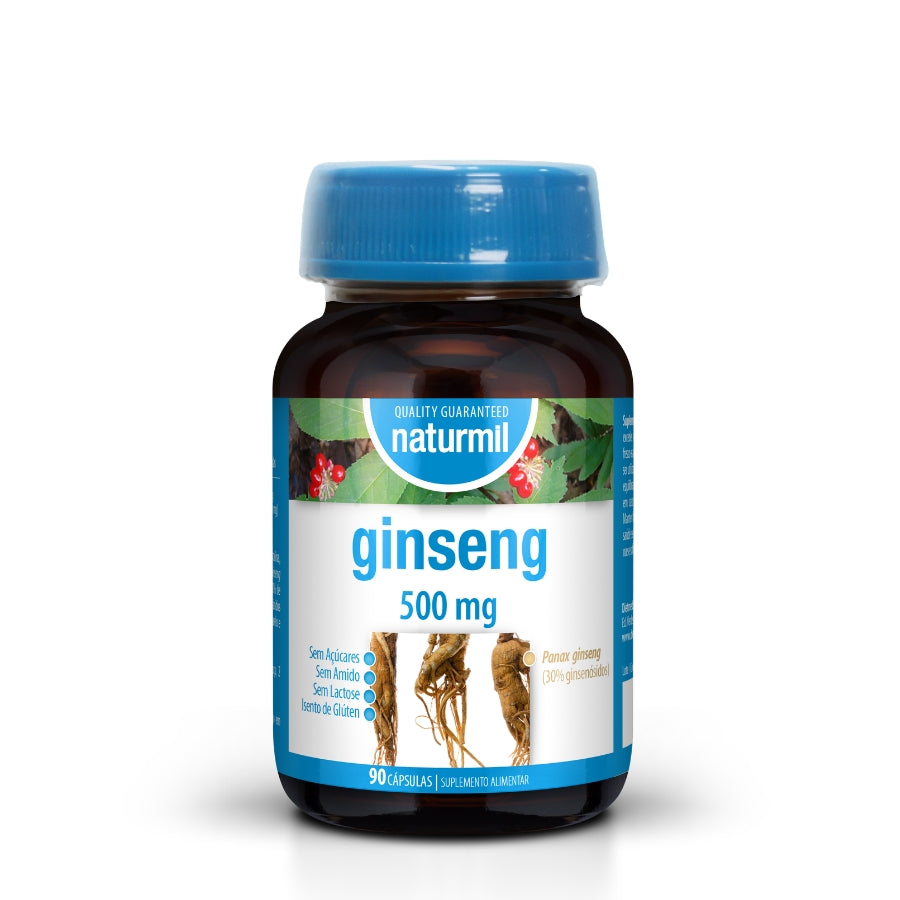 Naturmil Ginseng 500mg Cápsulas x90