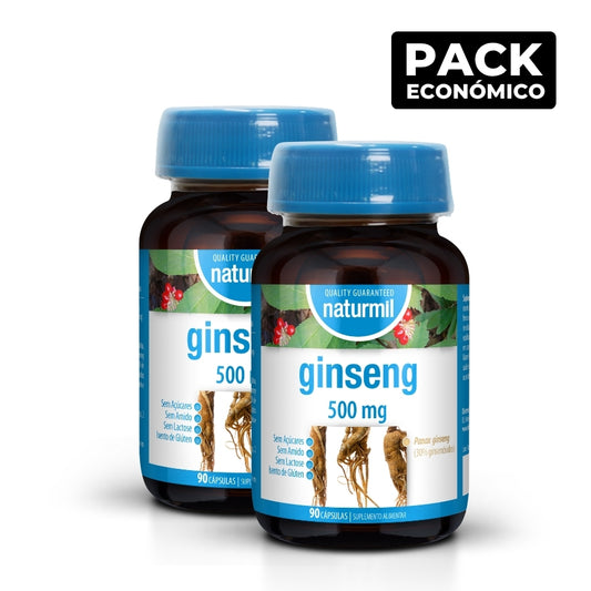 Naturmil Ginseng 500mg Capsules 2x90