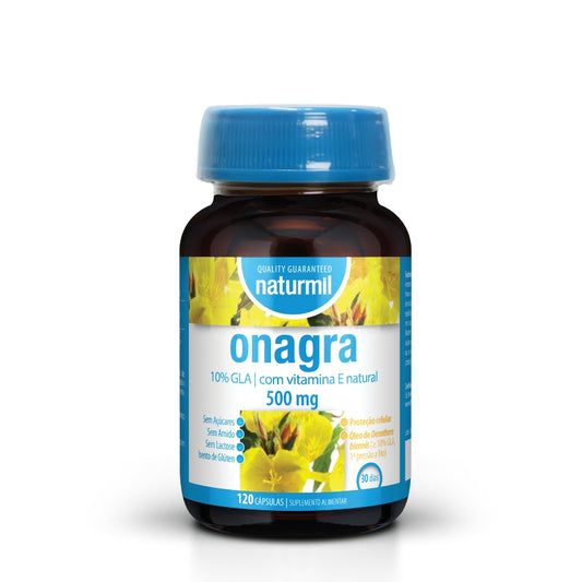 Naturmil Onagra 500mg Cápsulas x120