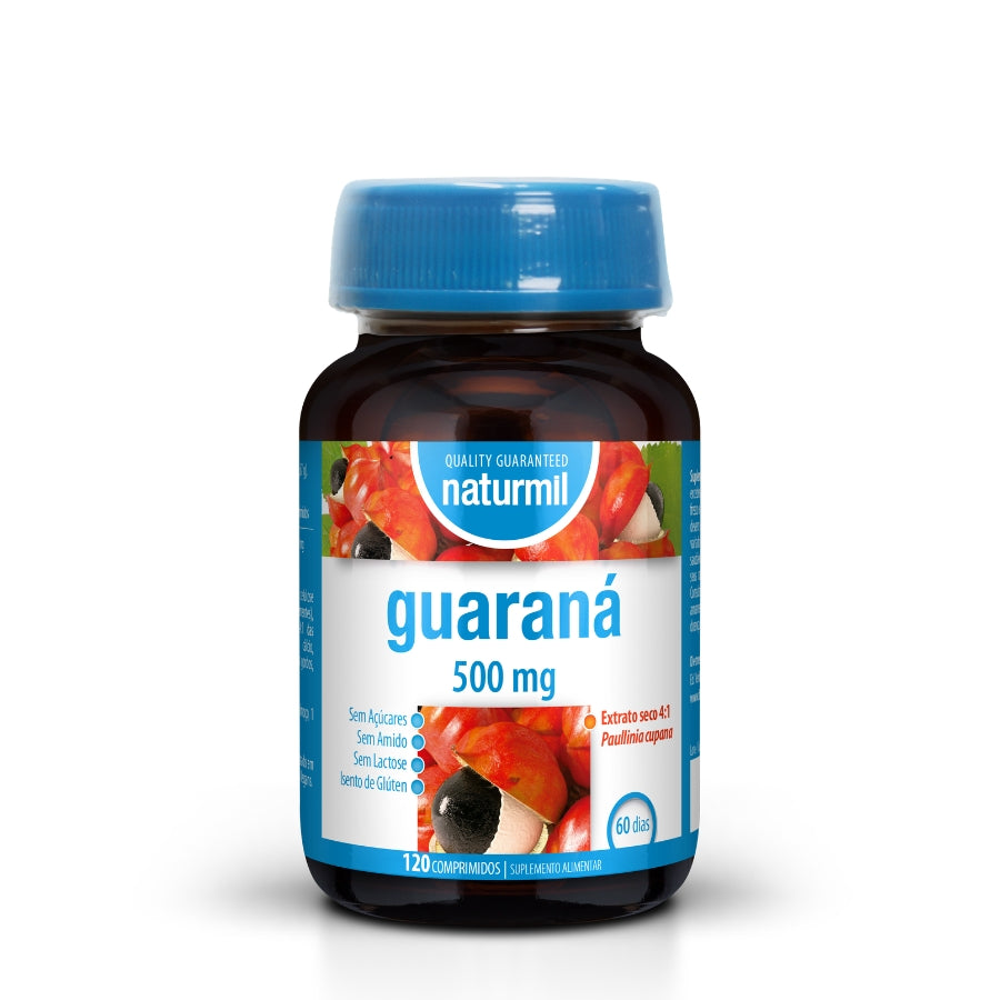 Naturmil Guaraná 500mg Comprimidos x120