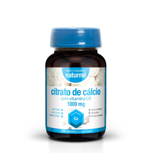 Naturmil Citrato de Cálcio 1000mg Comprimidos x120