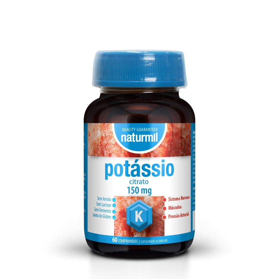 Naturmil Citrato de Potássio 150mg Comprimidos x60