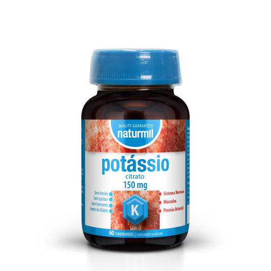 Naturmil Citrato de Potássio 150mg Comprimidos x60