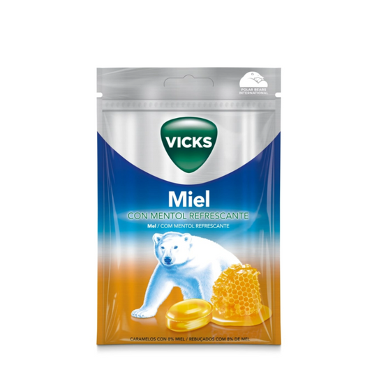 Vicks Honey Menthol Refreshing Candies 72g
