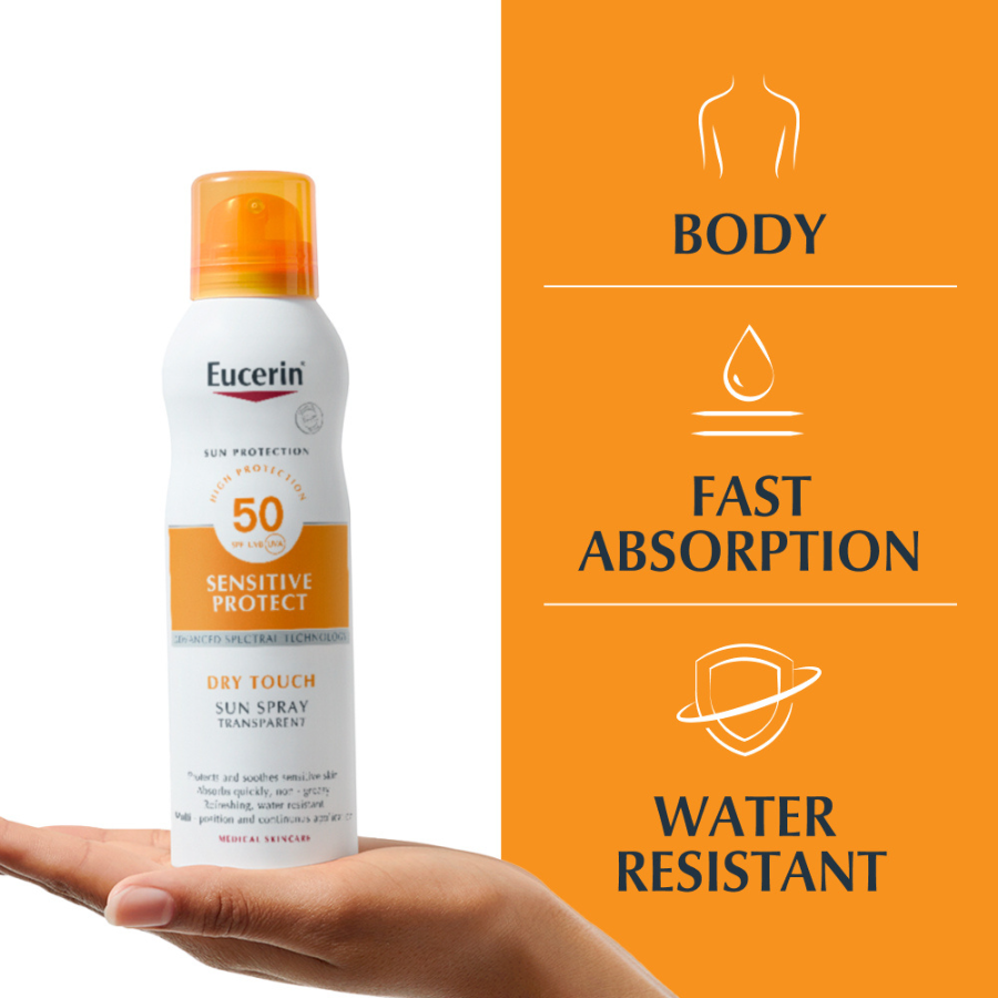 Eucerin Sun OilControl Spray Toucher Sec SPF50 200 ml