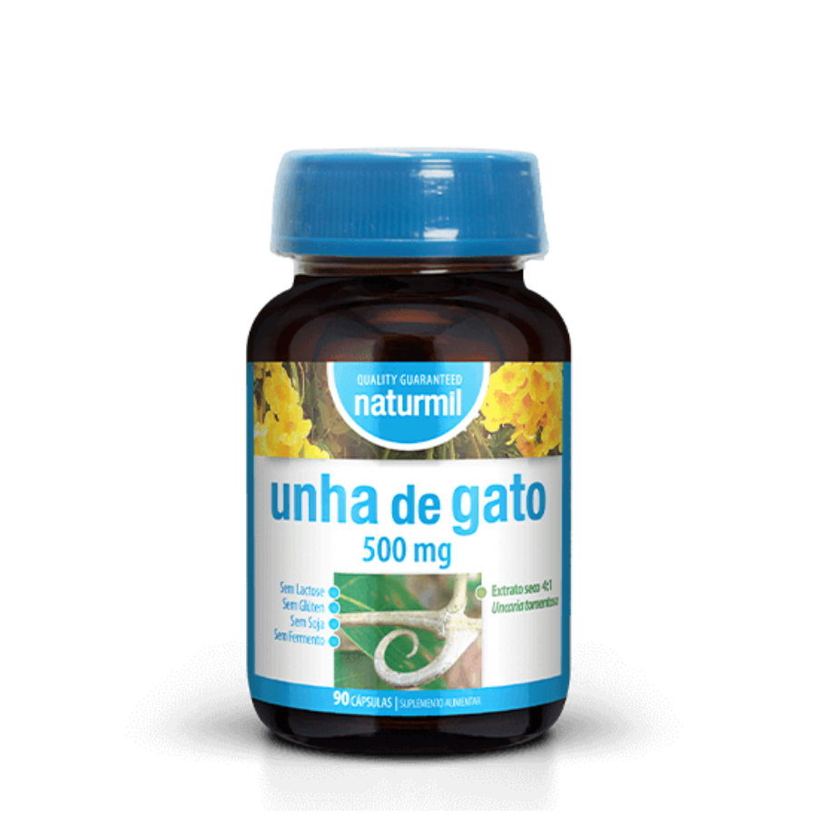 Naturmil Unha de Gato 500mg Cápsulas x90