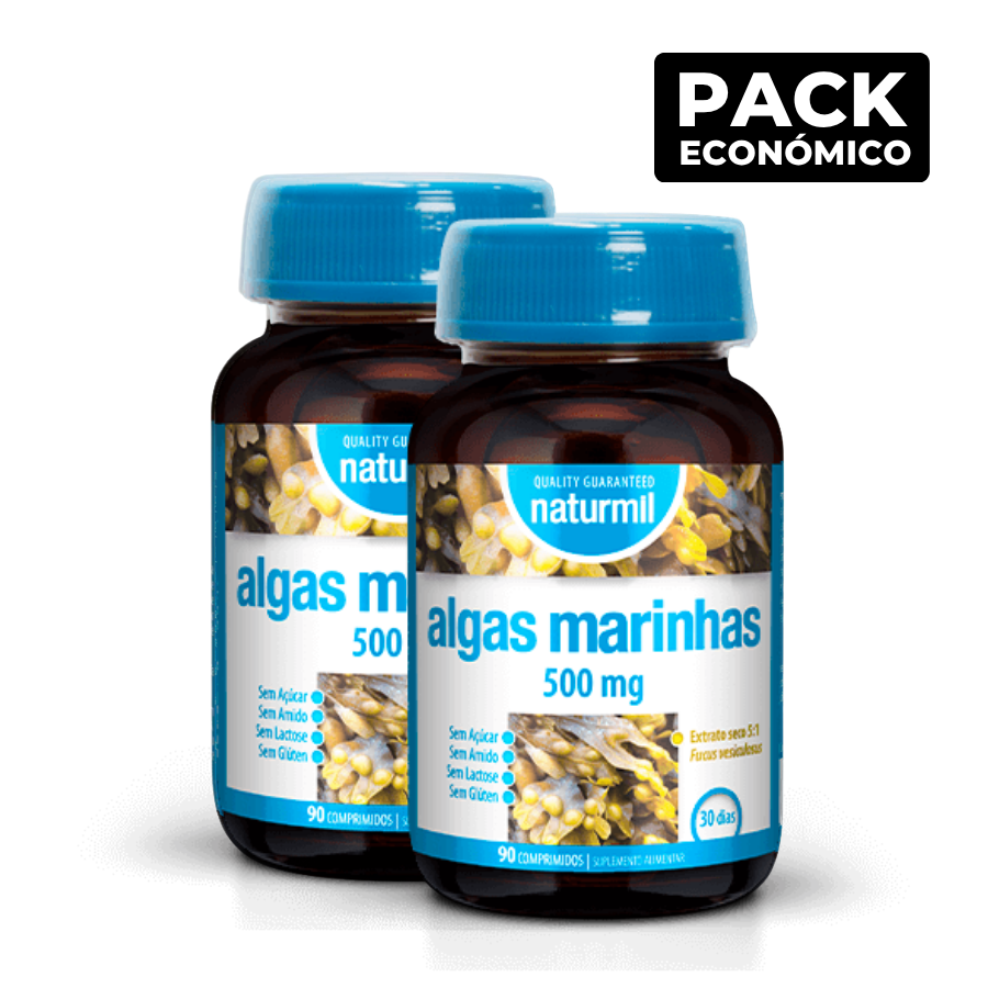 Naturmil Algas Marinhas 500mg Comprimidos 2x90