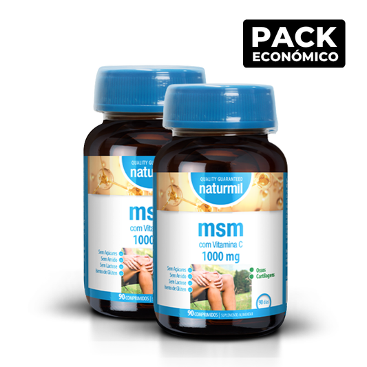 Naturmil MSM 1000mg Comprimidos 2x90