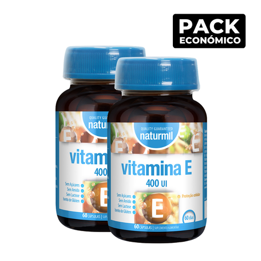 Naturmil Vitamina E 400 UI Cápsulas 2x60