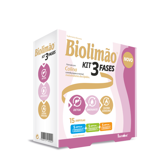 Biolimão Kit 3 Fases Ampolas x15