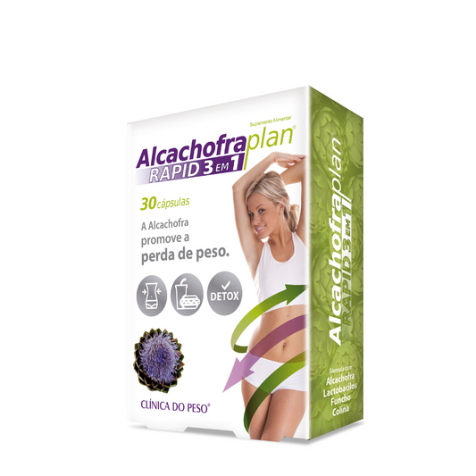 Alcachofra Plan Rapid 3 em 1 Cápsulas x30