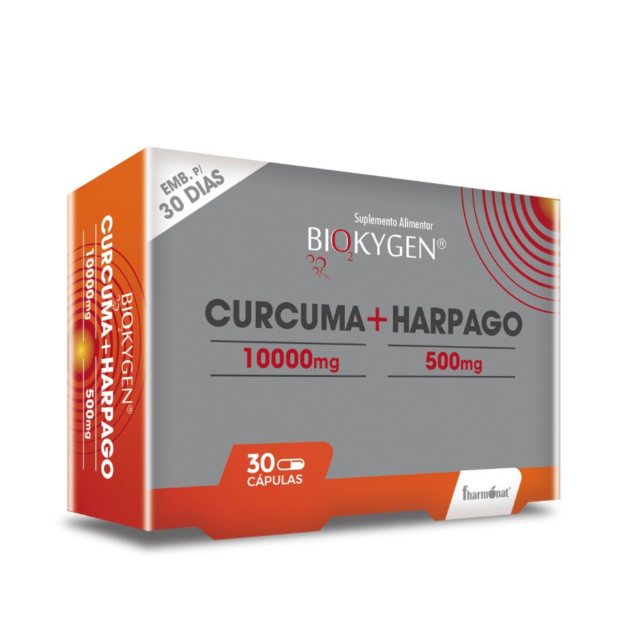 Biokygen Curcuma 10000mg + Harpago 500mg Capsules x30
