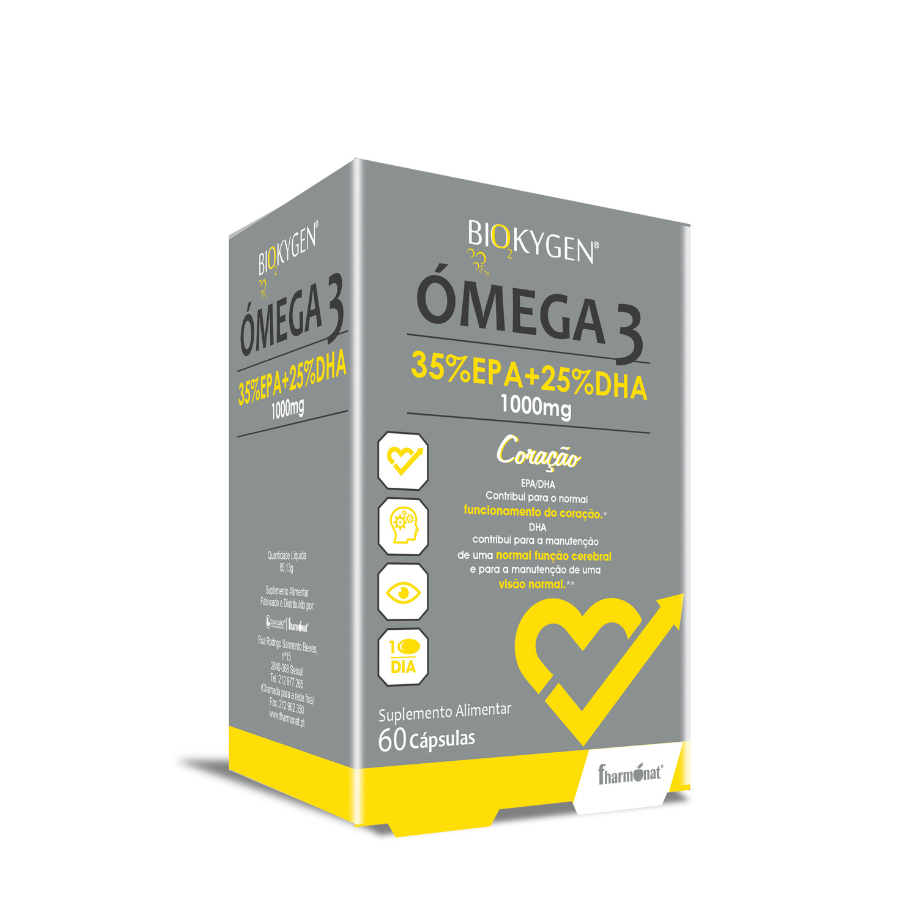 Cápsulas Biokygen Omega-3 35/25 de 1000 mg x60