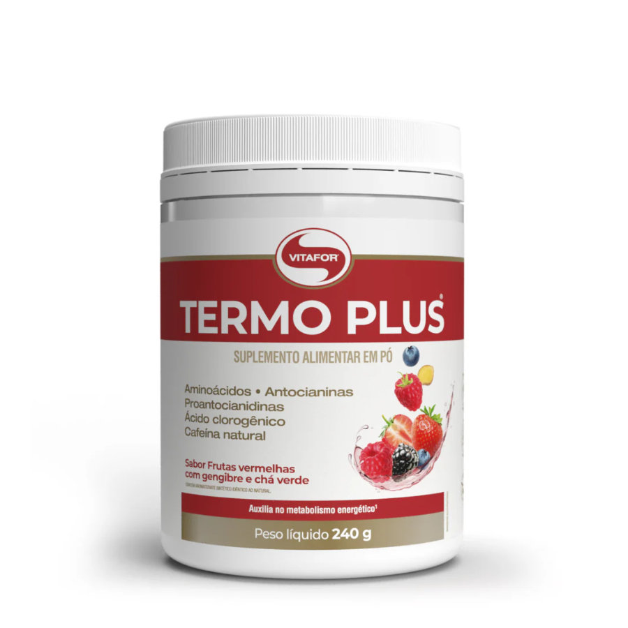 Vitafor Termo Plus Frutas Vermelhas Gengibre e Chá Verde 240g
