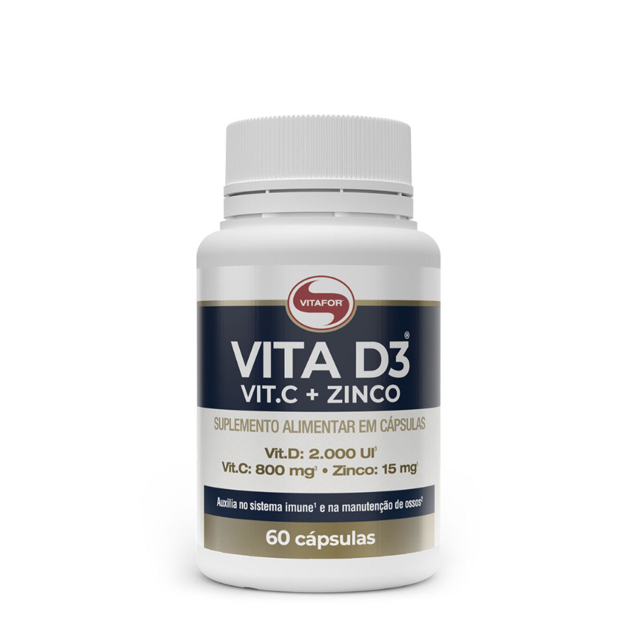 Vitafor Vita D3 + C + Zinco Comprimidos x60