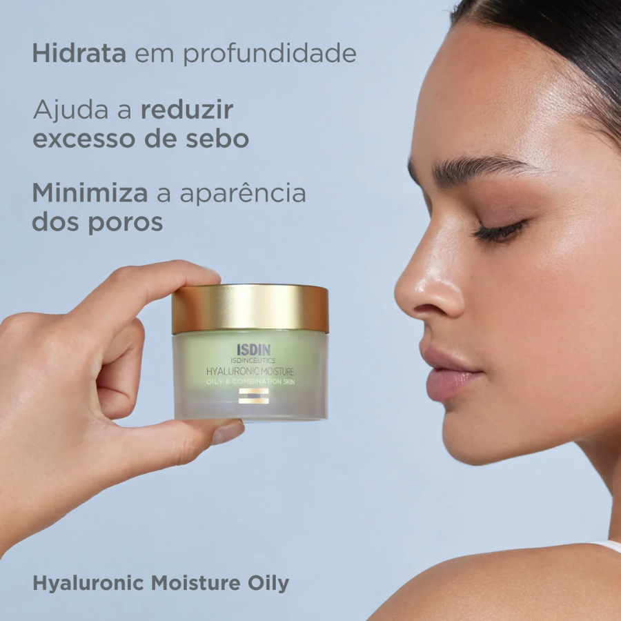 Isdin Isdinceutics Prevent Hyaluronic Moisture Pele Oleosa Recarga 50g
