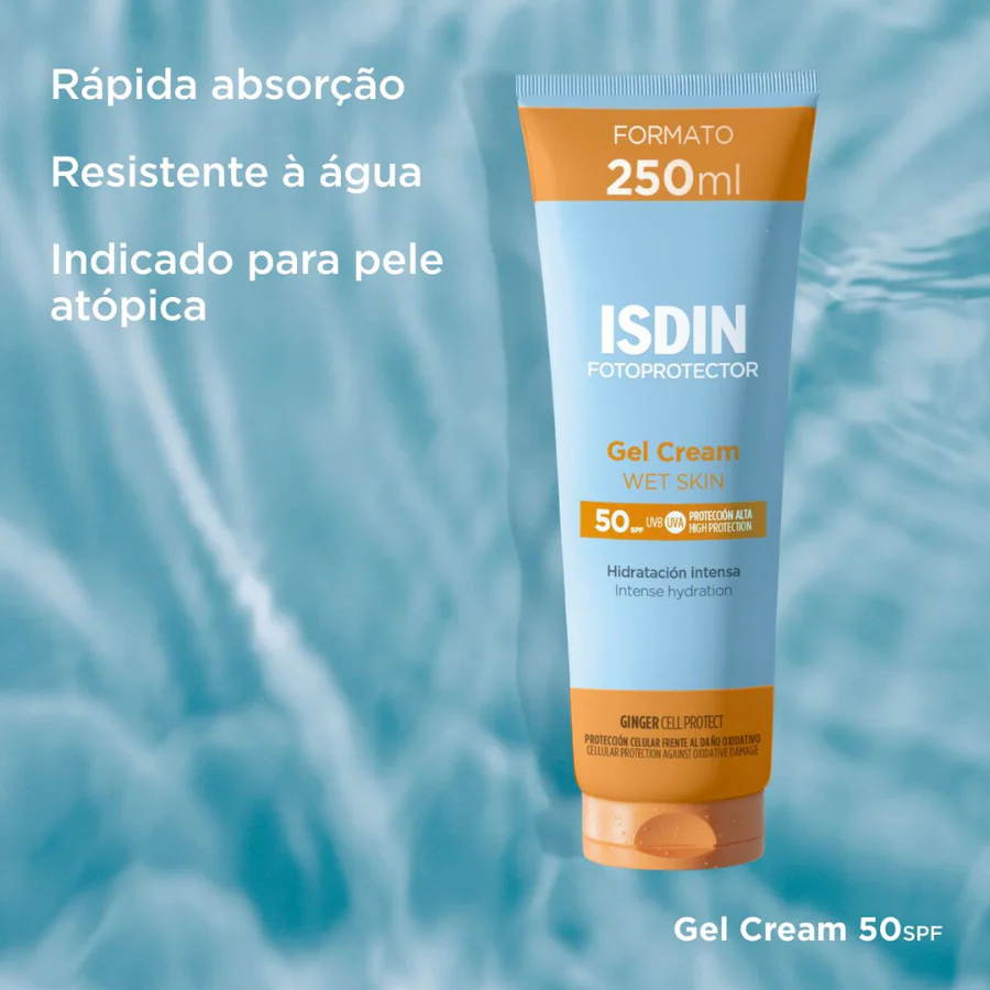 Isdin Fotoprotector Gel Creme Wet Skin SPF50+ 250ml