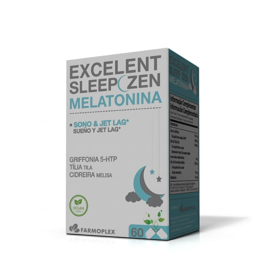 Excelent Sleep Zen Melatonina Cápsulas x60